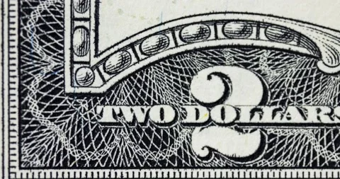 Stop Motion. Background with Dollar Bills. Stock Footage 151868542