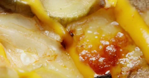 Stop Motion Background with Pizza Stock Footage 154099014