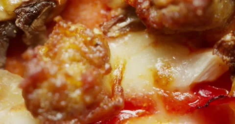 Stop Motion Background with Pizza Stock Footage 154099070