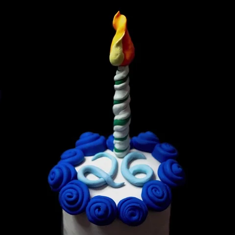 Stop-motion Birthday Cake Stock Footage 101833847