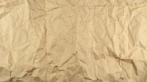 Stop motion of brown crumpled paper texture background Stock Footage 153038272