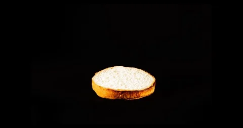 Stop motion burger cooking step by step Stock Footage 122212073