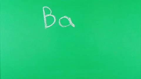 Stop motion, chalk writes "back to school" on the blackboard 库存影片 136849090