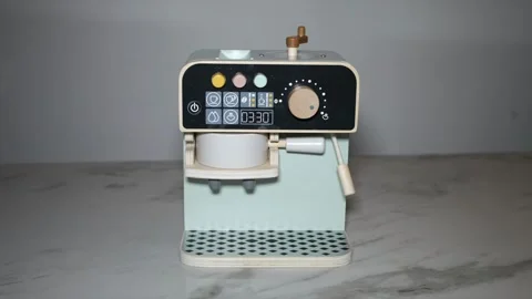 Stop Motion Coffee Machine Video stock 323660412