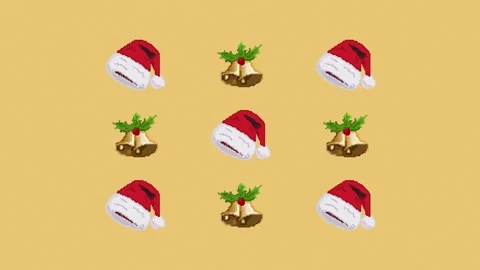 Stop motion of colorful christmas background. Stock Footage 205068879