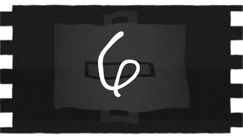 Stop motion countdown animation with hand drawn numbers counting from 10 Stock Footage 296037624