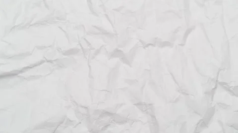 Stop motion of crumpled white paper texture, abstract loop background Stockbeeldmateriaal 335872143