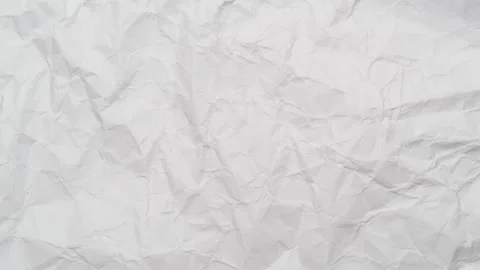 Stop motion of crumpled white paper texture, abstract loop background Stock Footage 335872539