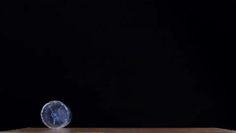 Stop motion drink water bottle recyling concept. Stock Footage 155107136