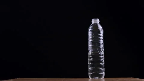 Stop motion drink water bottle recyling concept. Stock Footage 155107147