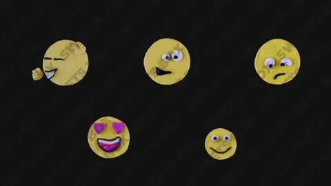 Stop Motion Emoji for After Effects After Effects stock