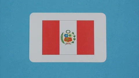 Stop motion flags of all countries of the world changing each other Stock Footage 98151522