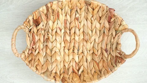 Stop motion of fresh apples on a tray 库存影片 124538135