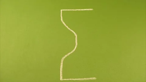 Stop motion, hourglass, time is spilled from top to bottom Видео 136848700