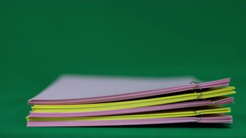 Stop motion Increase document. Stock Footage 143584274