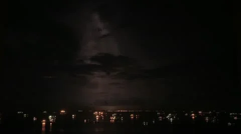 Stop-motion lightning storm Vídeo Stock 11543541