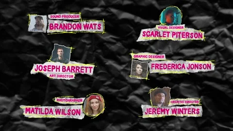 Stop Motion Lower Thirds Stock After Effects