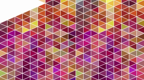 Stop Motion made of triangles forming the word LOVE Stock Footage 35987706