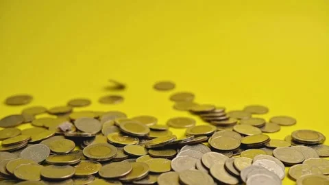 Stop Motion Money Growing amount of money to fill a bottle of growing business Stock Footage 275699553