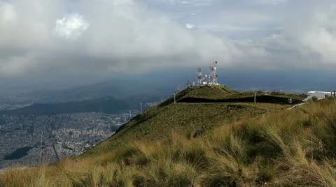 Stop motion pan of Quito Video stock 10838484