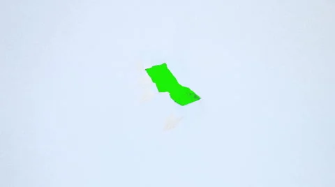 Stop motion paper green screen 4K Stock Footage 51242941