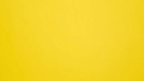 Stop motion, paper planes fly on yellow background, travel and tourism, flatley Stock Footage 136471342
