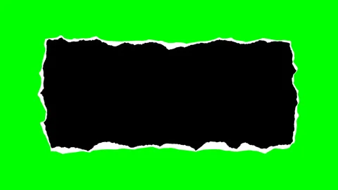 Stop Motion Paper torn edges unfolding animation Stock Footage 283995307