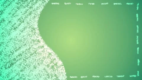 Stop motion rough chalk abstract background template on green board Stock Footage 322143688
