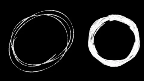 Stop Motion Scribbles, Lines, &amp; Scratches 스톡 동영상 307880541