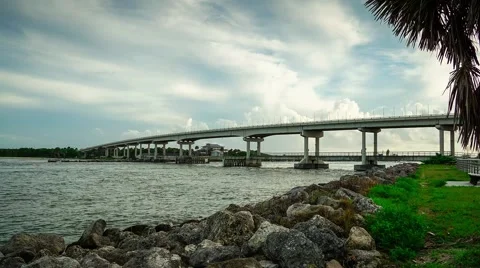 Stop Motion of Sebastian Inlet Stock Footage 40105664