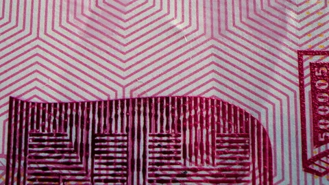 Stop Motion Texture of 50 100 200 500 Dong cash Vietnam. Concept - Finance Stock Footage 224553757