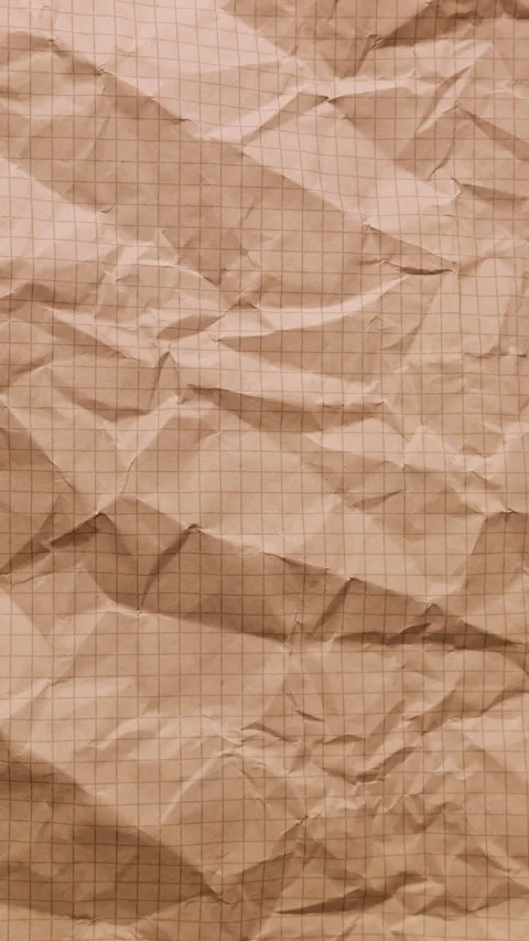 Stop motion of various crumpled craft paper sheets in warm terracotta. Stock-Footage 330275752