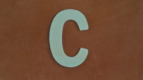 Stop motion VDO alphabet. Stock Footage 132257862