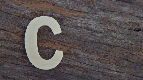 Stop motion VDO alphabet. Video stock 132257870