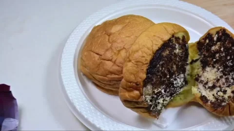 Stop motion video of food Stock Footage 304714173