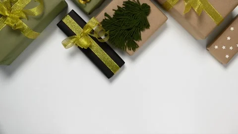 Stop motion video with the title Merry Christmas moving in the frame. Stock Footage 165938955