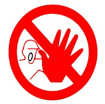 STOP! No entry! Stock Illustration