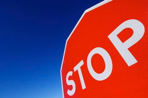 Stop Foto stock