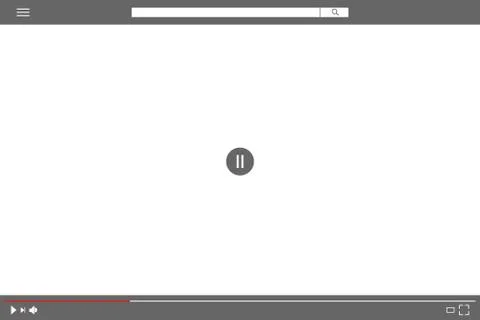 Stop play video sign vector Stock Illustration