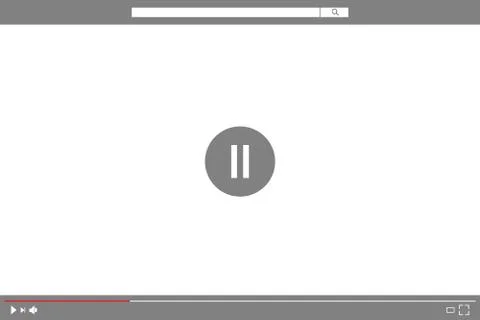 Stop play video sign vector Stock Illustration