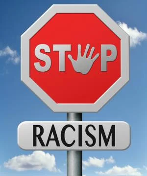 Stop racism Stock Illustration
