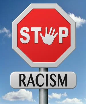 Stop racism Stock Illustration
