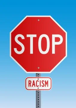 Stop Racism Stock Illustration