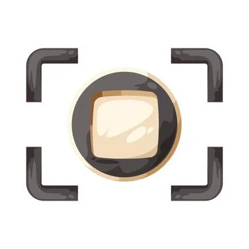 Stop recording illustration Stock Illustration