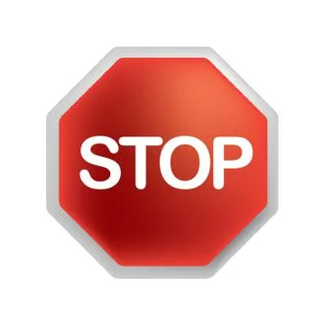 Stop Road Sign Stock-Illustration
