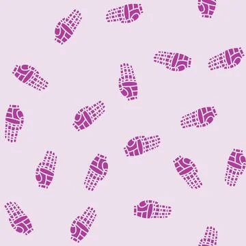 Stop robot hand gesture glyph seamless pattern Illustrazione stock