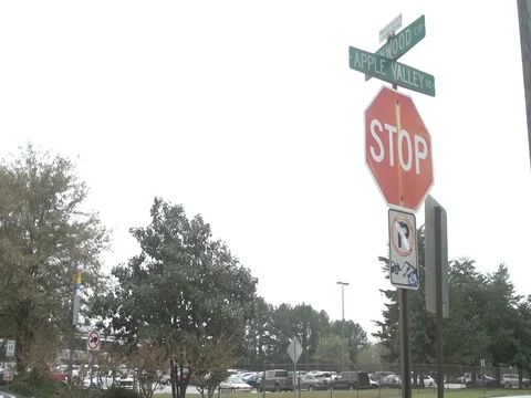 Stop Sign 01 Видео 77608155