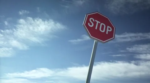Stop sign Video stock 949128
