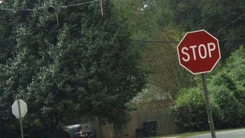 Stop Sign Stock-Footage 163299327