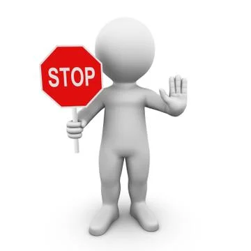 Stop sign Stock Illustration